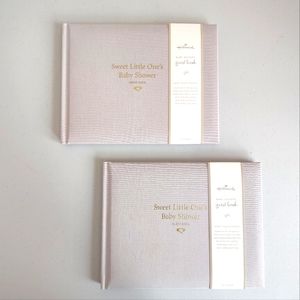NWT - Set of 2 - Hallmark Guest Books "Sweet Little One's Baby Shower"